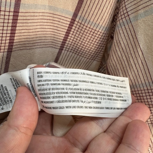 Lot Bundle 2 Abercrombie & Fitch XL Button Down Short Sleeve Shirt Floral Plaid - Picture 11 of 14